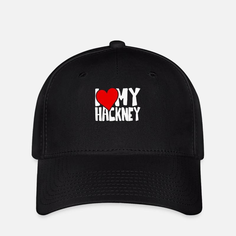 I love my Hackney horse - Flexfit Cap - black