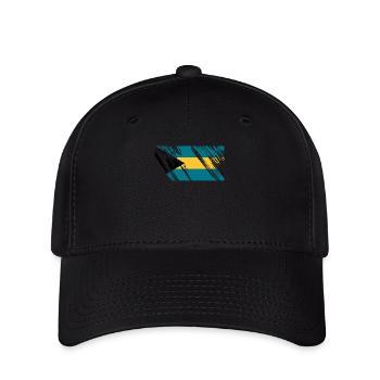 Drapeau des Bahamas - Casquette Flexfit - noir - Devant