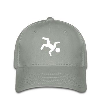 Trampoline - Casquette Flexfit - gris vert - Devant