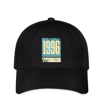 Born in 1996 Birthday Year of birth - Flexfit Cap - black - Front