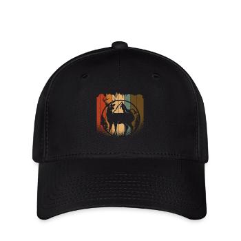 Cerf - Casquette Flexfit - noir - Devant