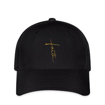 La foi en Jésus-Christ Religion chrétienne - Casquette Flexfit - noir - Devant
