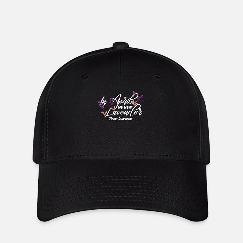 I april bærer vi lavendel - blomsten af - Flexfit Cap - sort