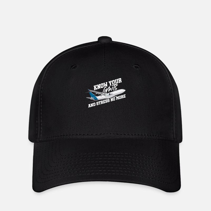 Kenne Deine Grenzen Und Stressbewusstseinsmonat - Flexfit Cap - Schwarz