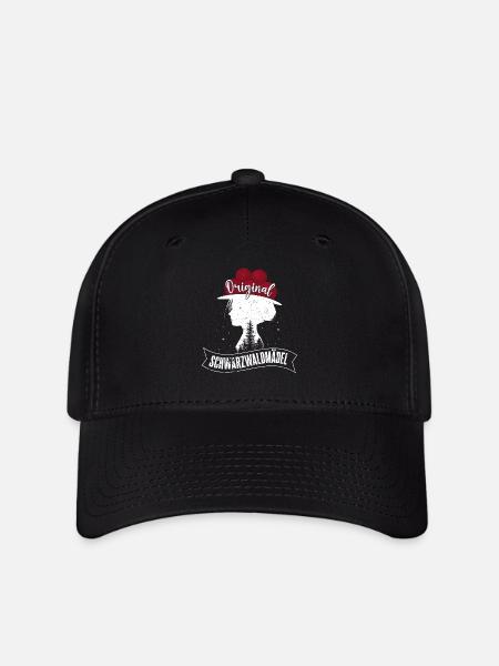 Original Schwarzwaldmädel Schwarzwald Bollenhut - Flexfit Cap - Schwarz
