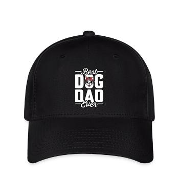 Best dad dog ever - Flexfit Cap - Schwarz - Vorne