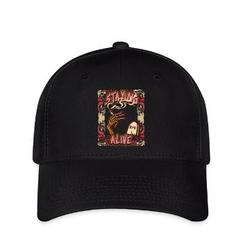 Zombie Joint, Tombstone, Funny Cannabis Saying - Flexfit Cap - black - Front