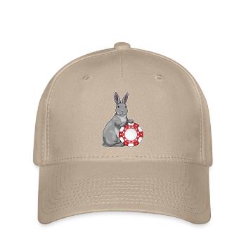 Bunny Poker Jetons de poker - Casquette Flexfit - kaki - Devant