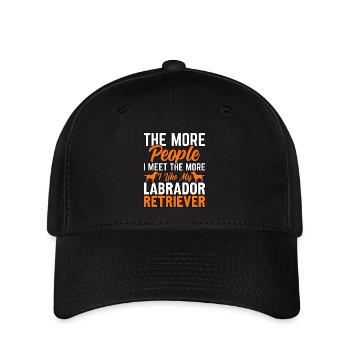 LABRADOR RETRIEVER - Flexfit Cap - black - Front
