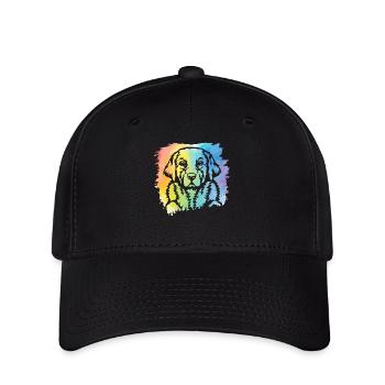 Labrador Retro - Flexfit Cap - black - Front