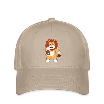 Löwe Fleisch - Flexfit Cap - Khaki - Vorne