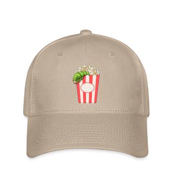 Caterpillar Popcorn - Flexfit Cap - khaki - Front