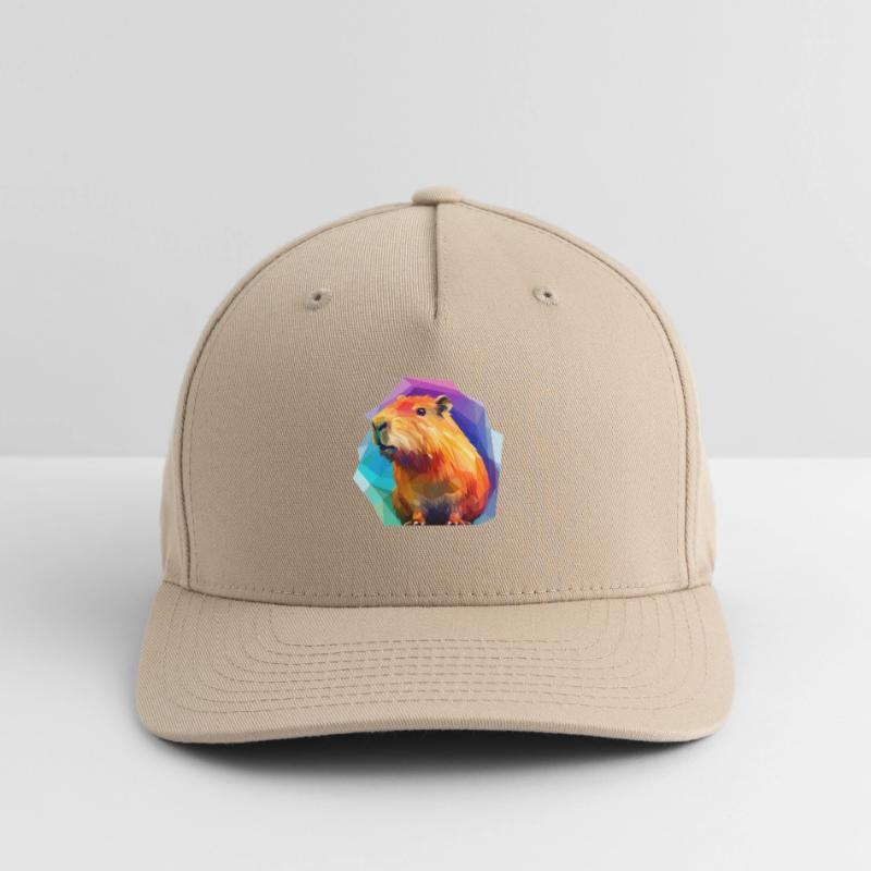 Conception de polygones bas Capybara Casquette Flexfit