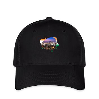 Mumbai Indien Souvenir - Flexfit Cap - Schwarz - Vorne