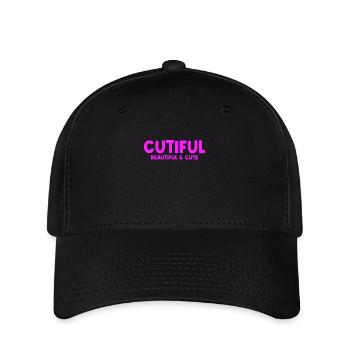 Cutiful My Blend Between Cute and Beautiful - Flexfit Cap - black - Front