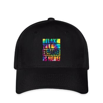 Freelancer drôle de dicton - Casquette Flexfit - noir - Devant