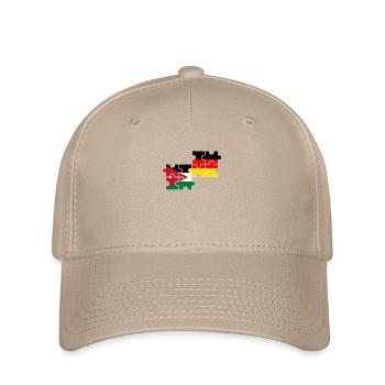 Jordanie Allemagne Drapeau Jordaniens allemands - Casquette Flexfit - kaki - Devant