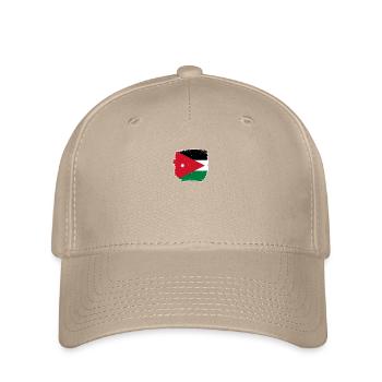 Jordanie Vintage Jordanie Drapeau Jordanien - Casquette Flexfit - kaki - Devant