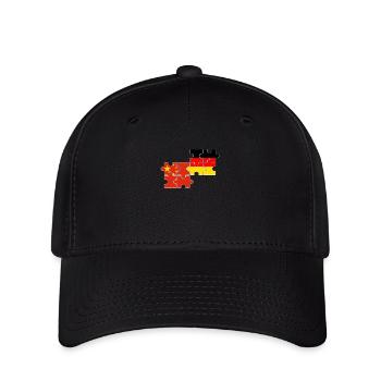 China Germany Flag German Chinese - Flexfit Cap - black - Front
