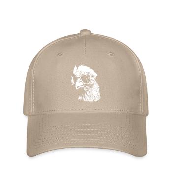 intelligent chicken - Flexfit Cap - khaki - Front
