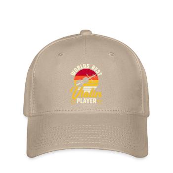 Violin Violinist - Flexfit Cap - khaki - Front