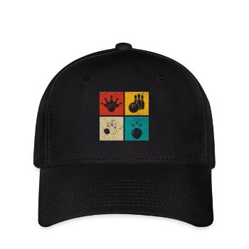 Bowling - Flexfit Cap - black - Front