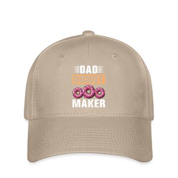 Papa Donut - Casquette Flexfit - kaki - Devant