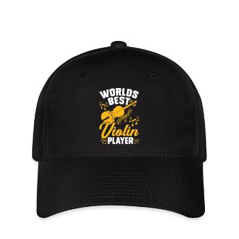 Violin Violinist - Flexfit Cap - black - Front