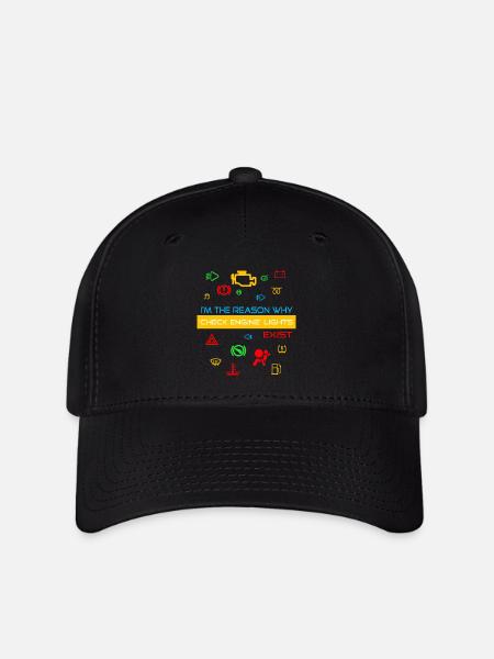 I'm the reason why 'check engine' lights - Flexfit Cap - black
