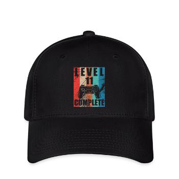 Level 11 complete - Flexfit Cap - black - Front