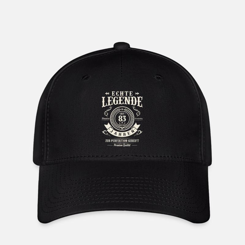 Legendäre Vintage-Geschenke 83 Jahre - Flexfit Cap - Schwarz