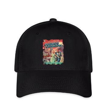 Comic, Comicstrip, 50er Jahre, Crazy Monster - Flexfit Cap - Schwarz - Vorne