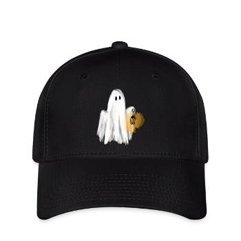 Spooky Season - Little Ghost with Lantern - Flexfit Cap - black - Front