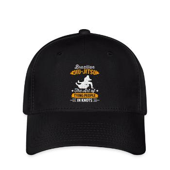 Brazilian Jiu-Jitsu the art of tying people in kno - Flexfit Cap - black - Front
