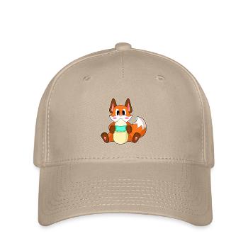 Fox Baby Milk Bottle - Flexfit Cap - khaki - Front