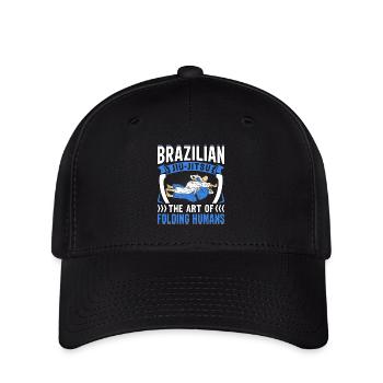 Jiu-Jitsu brésilien : l’art de plier les humains - Casquette Flexfit - noir - Devant