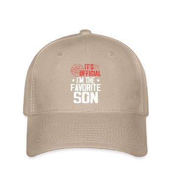 Its Official Im The Favorite Son - Flexfit Cap - khaki - Front