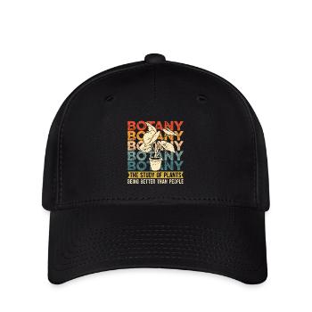Botany The Study Of Plant Indoor Plants Botanical - Flexfit Cap - black - Front