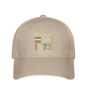 1973 - Retro Geburtstagsgeschenke - Flexfit Cap - Khaki - Vorne