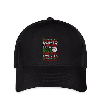 Due to Inflation - Ugly Christmas - Flexfit Cap - black - Front