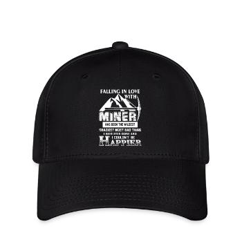Miner Falling In Love With A Miner - Flexfit Cap - black - Front