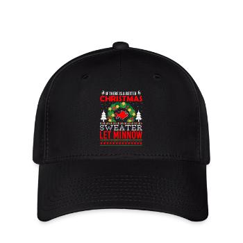 S’il y a un meilleur pull de Noël, laissez Minnow - Casquette Flexfit - noir - Devant