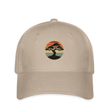 Conception d’arbre à bonsaï Culture japonaise - Casquette Flexfit - kaki - Devant