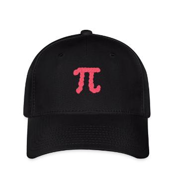 Raspberry Funny Pi Day Cake Math Lover - Flexfit Cap - black - Front