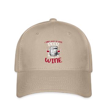 Je prends beaucoup de bonne bière pour faire du bon vin - Casquette Flexfit - kaki - Devant