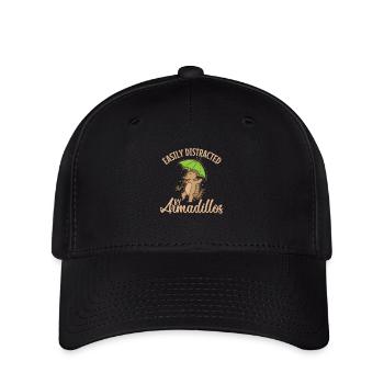 Easily Distracted by Armadillos Säugetier - Flexfit Cap - Schwarz - Vorne