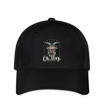 Livestock Breeder Oh Hay Local Farmers Farm Animal - Flexfit Cap - black - Front