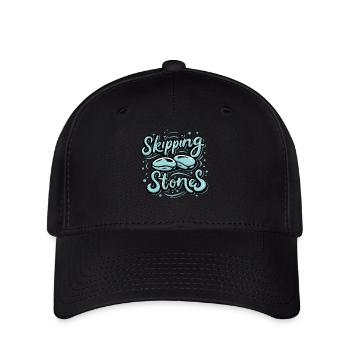 Skipping Stones - Flexfit Cap - black - Front