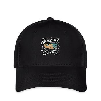 Skipping Stones - Flexfit Cap - Schwarz - Vorne