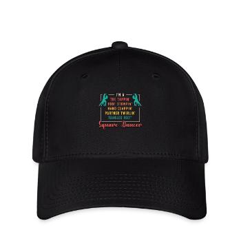 Danse carrée Je suis un orteil Tappin' Food Barn Dance - Casquette Flexfit - noir - Devant